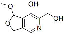 Furo[3,4-c]pyridine-6-methanol, 1,3-dihydro-7-hydroxy-1-methoxy- (9CI) Structural