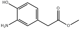 methyl 2-(3-amino-4-hydroxyphenyl)acetate Structural