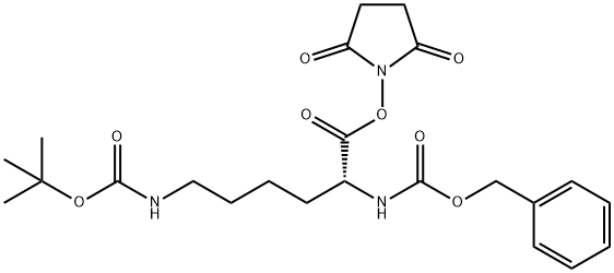 Z-D-LYS(BOC)-OSU Structural