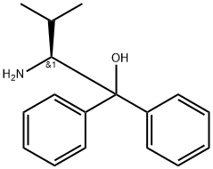 (S)-(-)-2-AMINO-3-METHYL-1,1-DIPHENYL-1-BUTANOL Structural