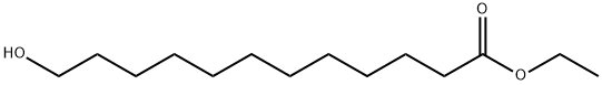 Dodecanoic acid, 12-hydroxy-, ethyl ester Structural