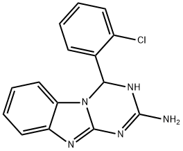 4-(2-CHLOROPHENYL)-1,4-DIHYDRO[1,3,5]TRIAZINO[1,2-A][1,3]BENZIMIDAZOL-2-AMINE