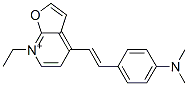 Furo[2,3-b]pyridinium,  4-[2-[4-(dimethylamino)phenyl]ethenyl]-7-ethyl- Structural