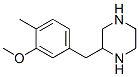 Piperazine, 2-[(3-methoxy-4-methylphenyl)methyl]- (9CI) Structural