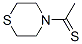 Thiomorpholine, 4-(1-thioxoethyl)- (9CI) Structural