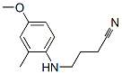 Butanenitrile, 4-[(4-methoxy-2-methylphenyl)amino]- (9CI) Structural