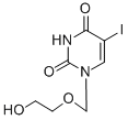 1-(2-HYDROXY-ETHOXYMETHYL)-5-IODO-1H-PYRIMIDINE-2,4-DIONE Structural