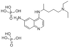 6-Amino-4-((4-(diethylamino)-1-methylbutyl)amino)quinoline diphosphate