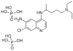 6-Amino-7-chloro-4-((4-(diethylamino)-1-methylbutyl)amino)quinoline di phosphate