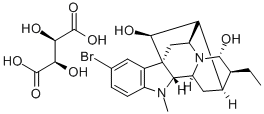 Ajmalan-17,21-diol, 10-bromo-, (17S,21-alpha)-, (R-(R*,R*))-2,3-dihydr oxybutanedioate(1:1) (salt)