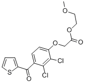 2-Methoxyethyl (2,3-dichloro-4-(2-thienylcarbonyl)phenoxy)acetate