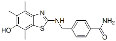Benzamide,  4-[[(6-hydroxy-4,5,7-trimethyl-2-benzothiazolyl)amino]methyl]- Structural