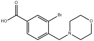 3-BROMO-4-(MORPHOLINOMETHYL)BENZOIC ACID