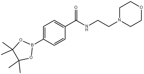 4-(2-[4-(4,4,5,5-TETRAMETHYL-[1,3,2]DIOXABOROLAN-2-YL)-PHENOXY]-ETHYL)-MORPHOLINE Structural