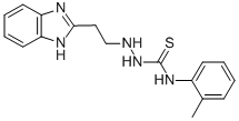 2-(2-(1H-Benzimidazol-2-yl)ethyl)-N-(2-methylphenyl)hydrazinecarbothio amide Structural