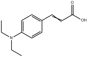 4-(N,N-DIETHYLAMINO)CINNAMIC ACID Structural