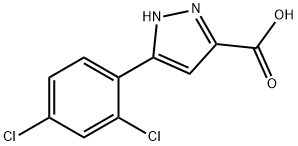 5-(2,4-DICHLORO-PHENYL)-4H-PYRAZOLE-3-CARBOXYLIC ACID Structural