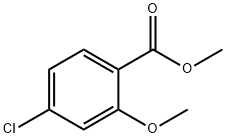 Methyl 4-chloro-2-methoxybenzoate Structural