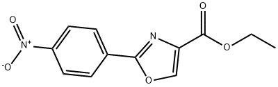 2-(4-NITRO-PHENYL)-OXAZOLE-4-CARBOXYLIC ACID ETHYL ESTER Structural