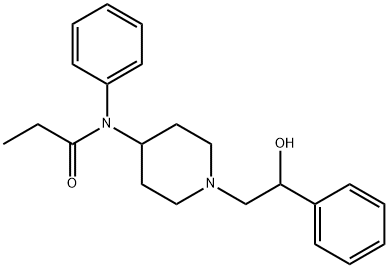 N-[1-(2-HYDROXY-2-PHENYL-ETHYL)-PIPERIDIN-4-YL]-N-PHENYL-PROPIONAMIDE Structural