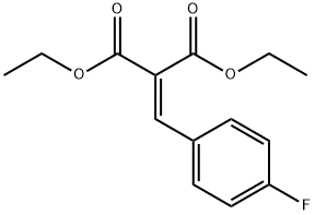 Propanedioic acid, [(4-fluorophenyl)methylene]-, diethyl ester Structural