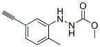 Hydrazinecarboxylic acid, 2-(5-ethynyl-2-methylphenyl)-, methyl ester (9CI) Structural