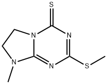 Imidazo[1,2-a]-1,3,5-triazine-4(6H)-thione, 7,8-dihydro-8-methyl-2-(methylthio)- (9CI) Structural
