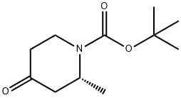 1-Piperidinecarboxylicacid,2-methyl-4-oxo-,1,1-dimethylethylester,(2R)-(9CI) Structural