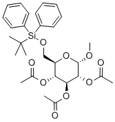 Methyl-6-O-(tert.-butyldiphenylsilyl)-2,3,4-tri-O-acetyl-α-D-glucopyranoside