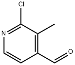 2-Chloro-3-methylpyridine-4-carboxaldehyde Structural