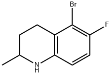 Quinoline, 5-broMo-6-fluoro-1,2,3,4-tetrahydro-2-Methyl- Structural