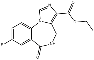 4H-IMIDAZO[1,5-A][1,4]BENZODIAZEPINE-3-CARBOXYLIC ACID, 8-FLUORO-5,6-DIHYDRO-6-OXO-, ETHYL ESTER