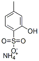 ammonium 2-hydroxy-4-methylbenzenesulphonate 