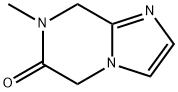 Imidazo[1,2-a]pyrazin-6(5H)-one, 7,8-dihydro-7-methyl- (9CI) Structural