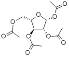 1,2,3,5-TETRA-O-ACETYL-BETA-L-ARABINOFURANOSE Structural