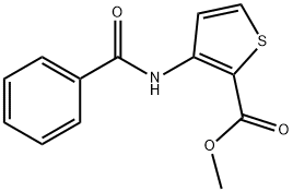 METHYL 3-(BENZOYLAMINO)-2-THIOPHENECARBOXYLATE Structural