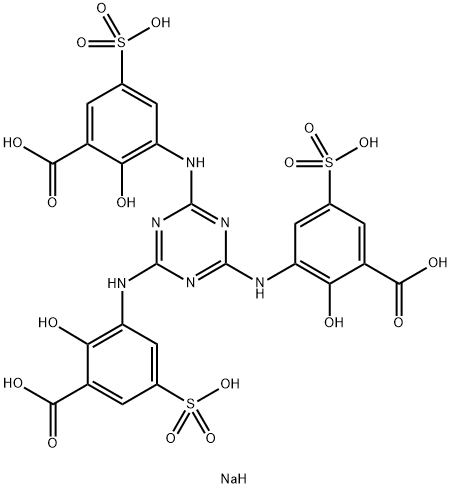 3,3',3''-(1,3,5-TRIAZINE-2,4,6-TRIYLTRIIMINO)TRIS[2-HYDROXY-5-SULFO-BENZOIC ACID TRISODIUM SALT