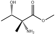 (2S,3S)-2-AMINO-2-METHYL-3-HYDROXYBUTYRIC ACID METHYL ESTER Structural