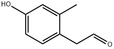 Benzeneacetaldehyde, 4-hydroxy-2-methyl- (9CI) Structural