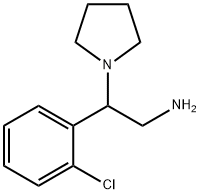 2-(2-CHLORO-PHENYL)-2-PYRROLIDIN-1-YL-ETHYLAMINE Structural