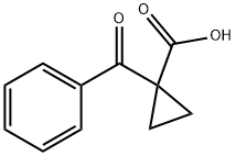 Cyclopropanecarboxylic acid, 1-benzoyl- Structural