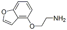 Ethanamine, 2-(4-benzofuranyloxy)- (9CI) Structural