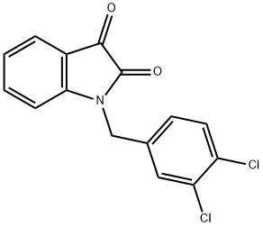 1-(3,4-DICHLOROBENZYL)-1H-INDOLE-2,3-DIONE Structural