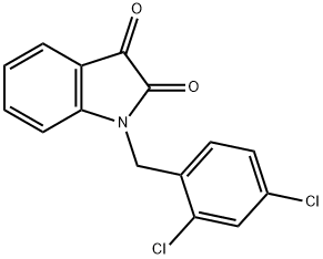 1-(2,4-DICHLOROBENZYL)-1H-INDOLE-2,3-DIONE Structural