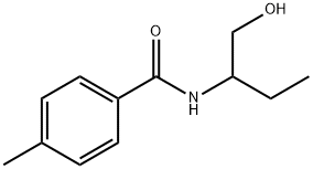 Benzamide, N-[1-(hydroxymethyl)propyl]-4-methyl- (9CI) Structural