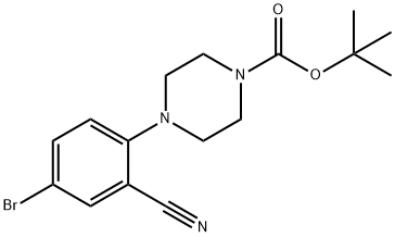 1-BOC-4-(4-BROMO-2-CYANOPHENYL)PIPERAZINE,TERT-BUTYL 4-(4-BROMO-2-CYANOPHENYL)PIPERAZINE-1-CARBOXYLATE