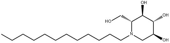 N-Dodecyldeoxynojirimycin Structural