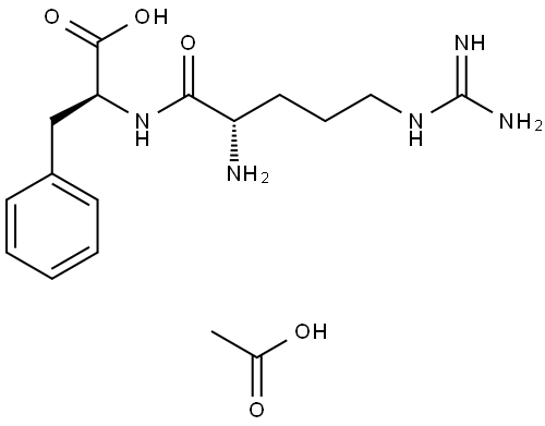 H-ARG-PHE-OH ACETATE SALT Structural