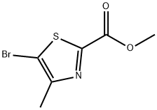 Methyl 5-bromo-4-methylthiazole-2-carboxylate Structural