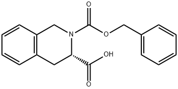 (3S)-2-CARBOBENZOXY-1,2,3,4-TETRAHYDROISOQUINOLINE-3-CARBOXYLIC ACID Structural